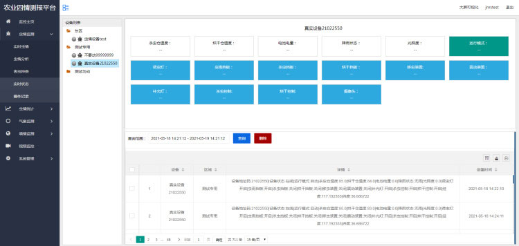 农业四情监测预警系统