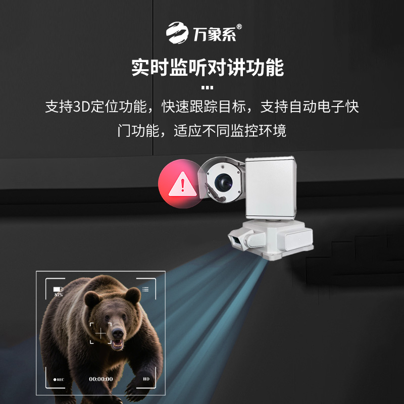 熊类智能驱逐器装置，动物识别及入侵报警