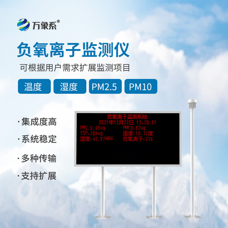 景区负氧离子监测系统