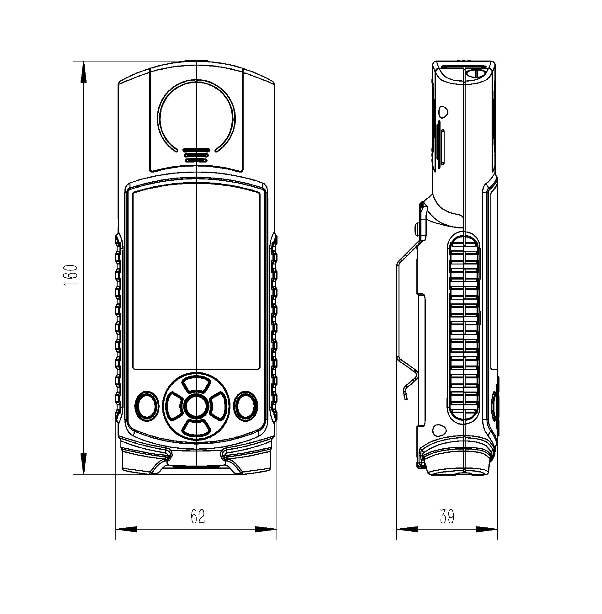 袖珍可穿戴手持气象站