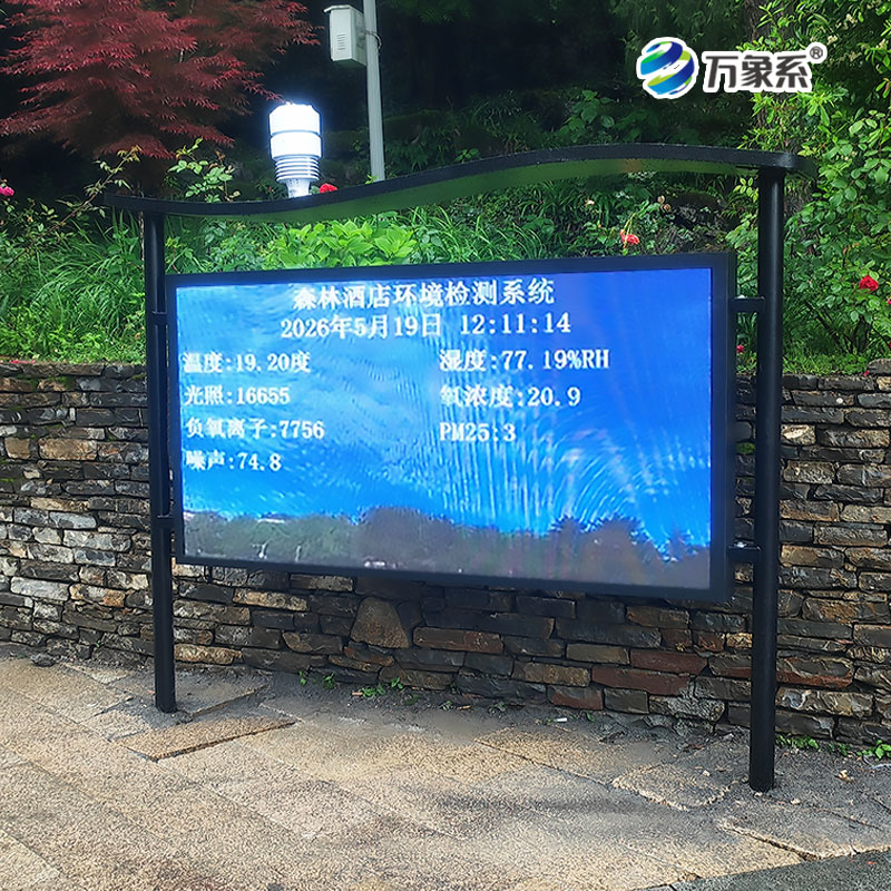 重庆市酉阳土家族苗族自治区桃花源街道负氧离子监测站安装案例
